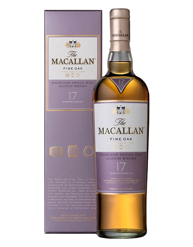 Macallan Fine Oak 17 Years Old Scotch - The Macallan