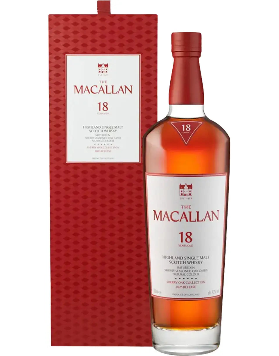 Macallan 18 Year Sherry Oak Scotch Whisky