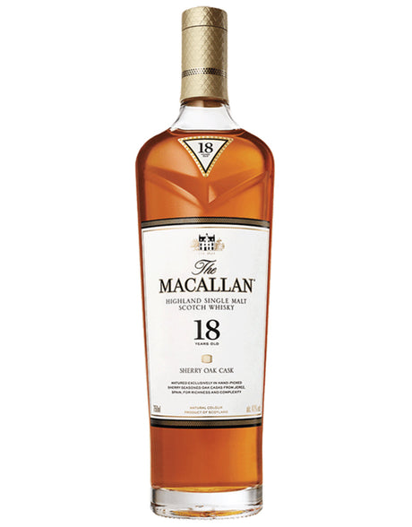 Macallan 18 Year Sherry Oak Scotch 750ml - The Macallan