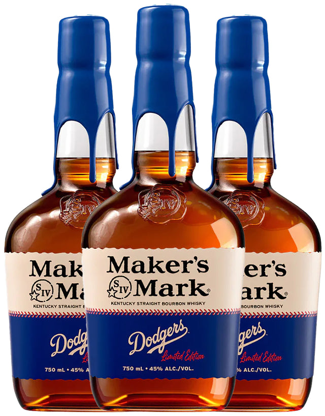 Maker's Mark LA Dodgers 2026 Limited Edition Bourbon 3-Pack