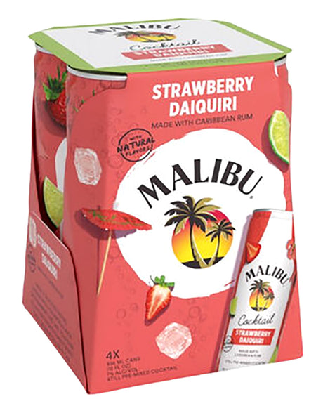 Buy Malibu Strawberry Daiquiri Cocktails 4-Pack Can's