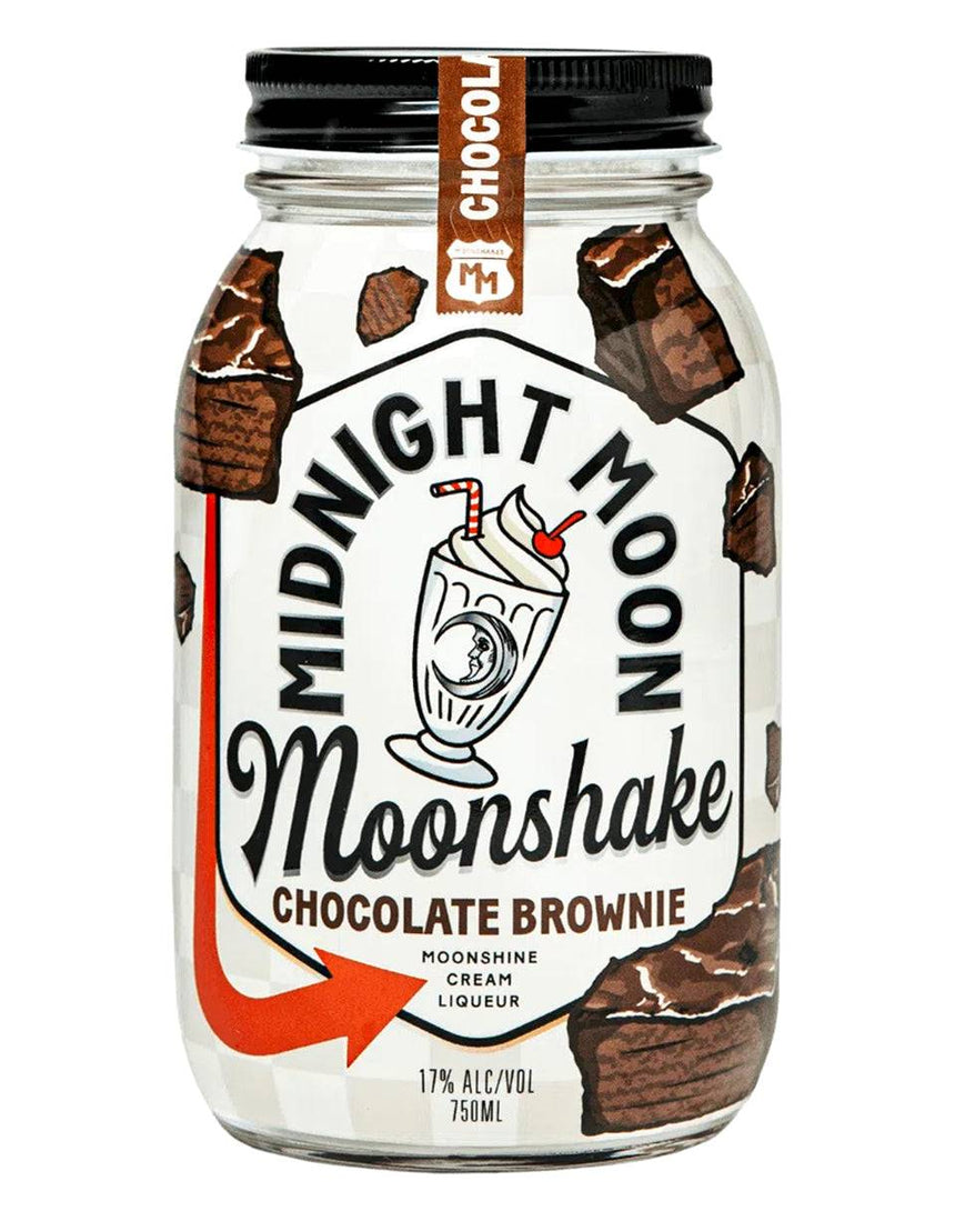 Midnight Moon Chocolate Brownie Moonshake Cream Liqueur - Midnight Moon