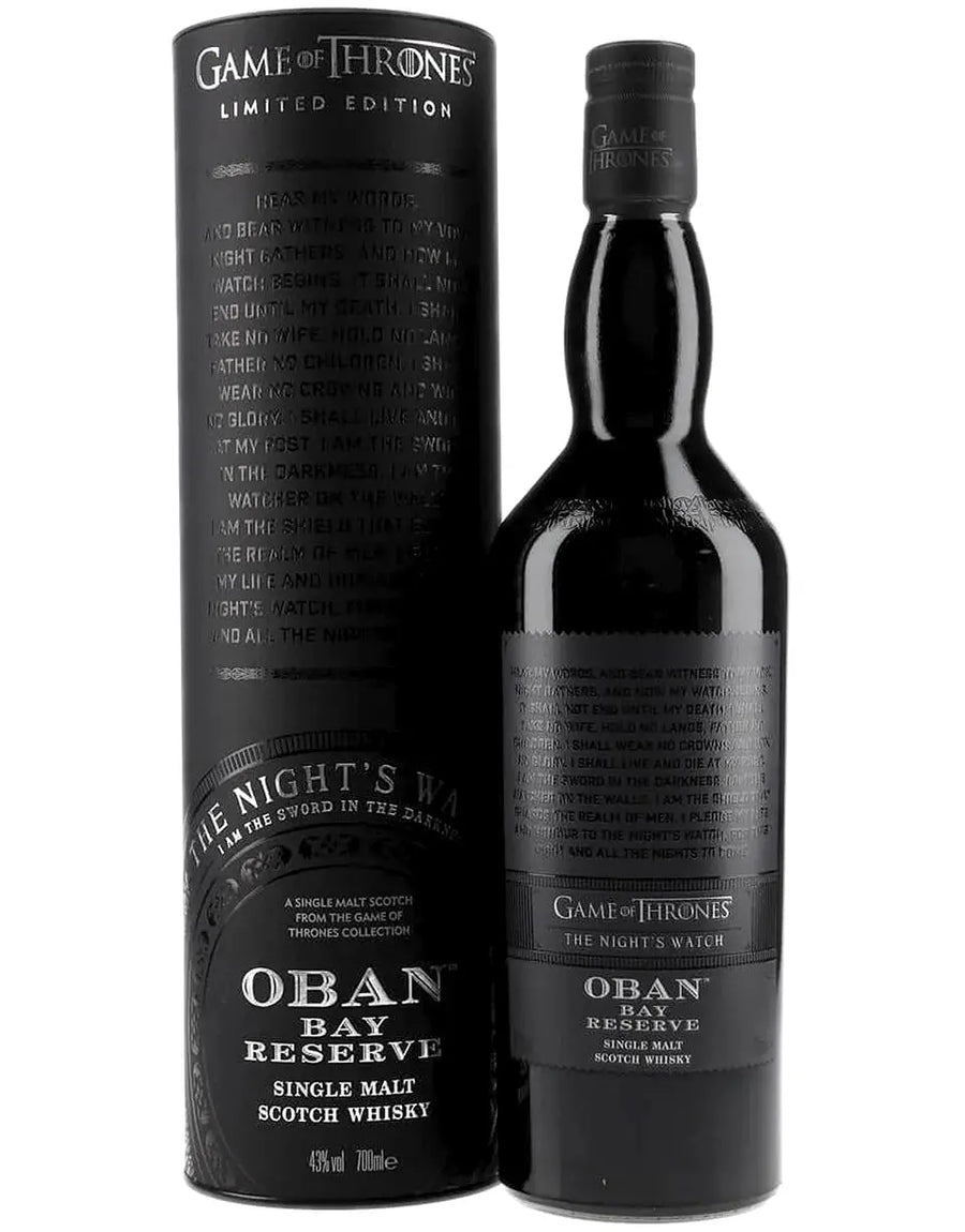 Buy Oban Bay Reserve Whisky Game of Thrones The Night's Watch