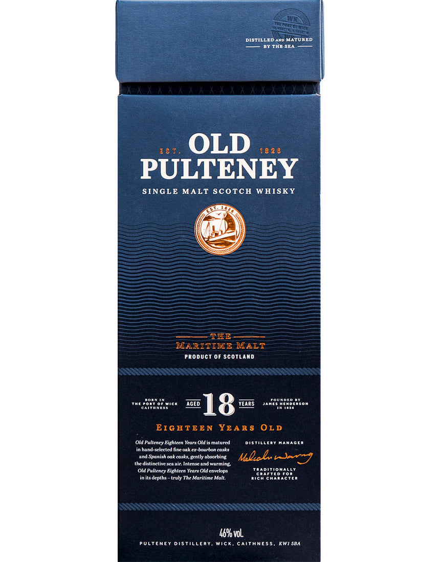 Old Pulteney 18 Year 750ml - Old Pulteney