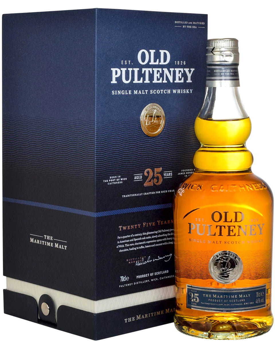 uy Old Pulteney 25 Year Old Single Malt Scotch Whisky