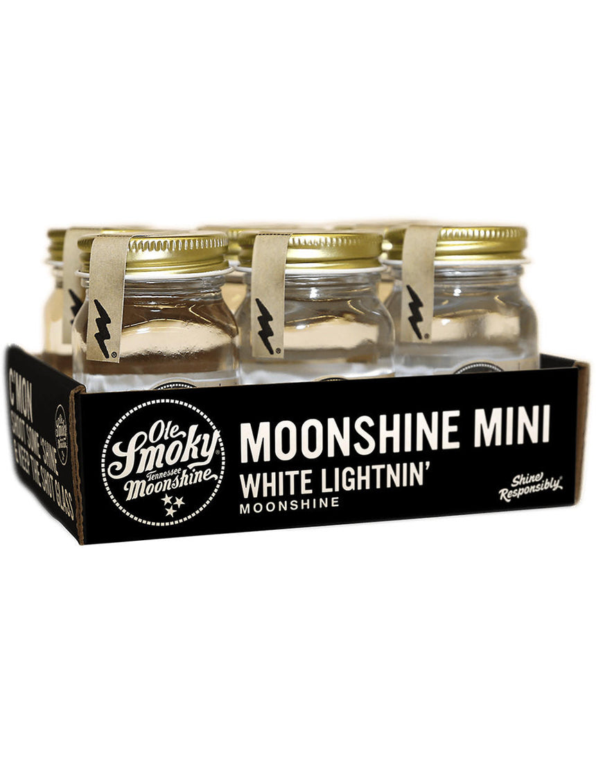 Ole Smoky Moonshine White Lightnin' 50ml 6-Pack - Ole Smoky