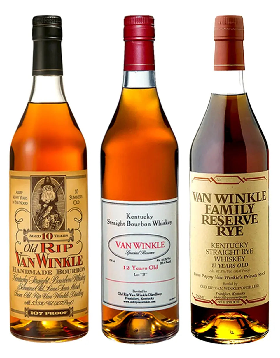 Old Rip Van Winkle 10 Year & 12 Year & 13 Year Bundle | Quality Liquor