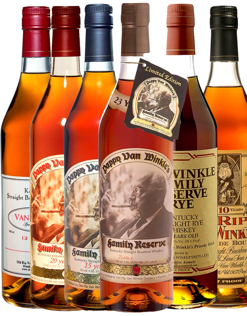 Buy Pappy Van Winkle Family Collection Complete Bourbon Bundle