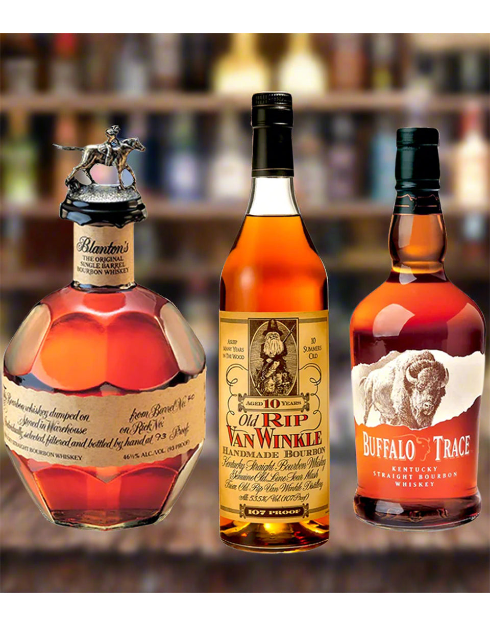 Buy Pappy Van Winkle 10 Year, Blanton's & Buffalo Trace Bourbon Bundle