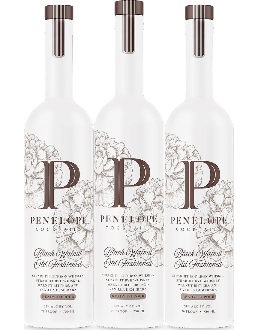 Buy Penelope Black Walnut Old Fashioned Cocktail 3-Pack