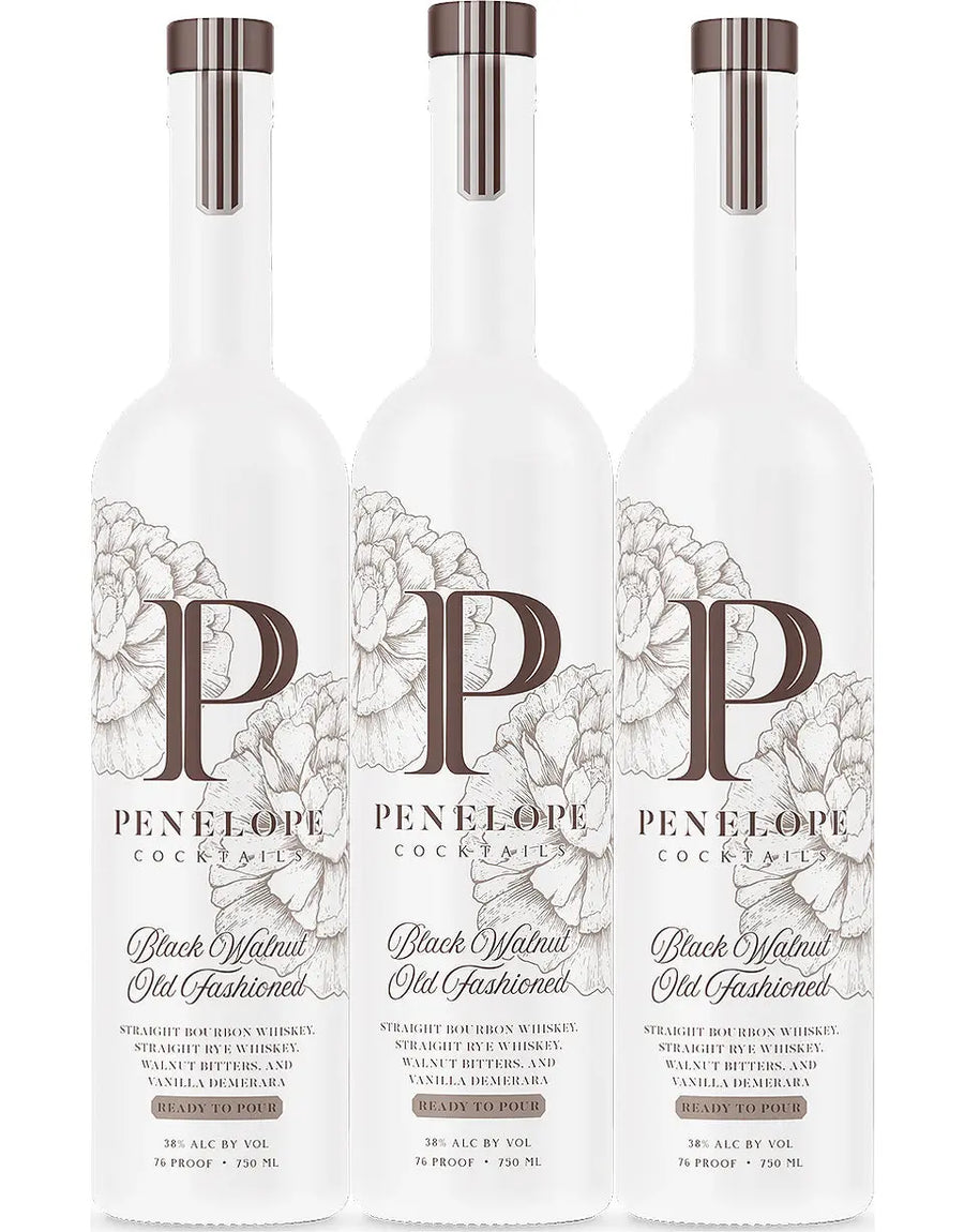 Buy Penelope Black Walnut Old Fashioned Cocktail 3-Pack