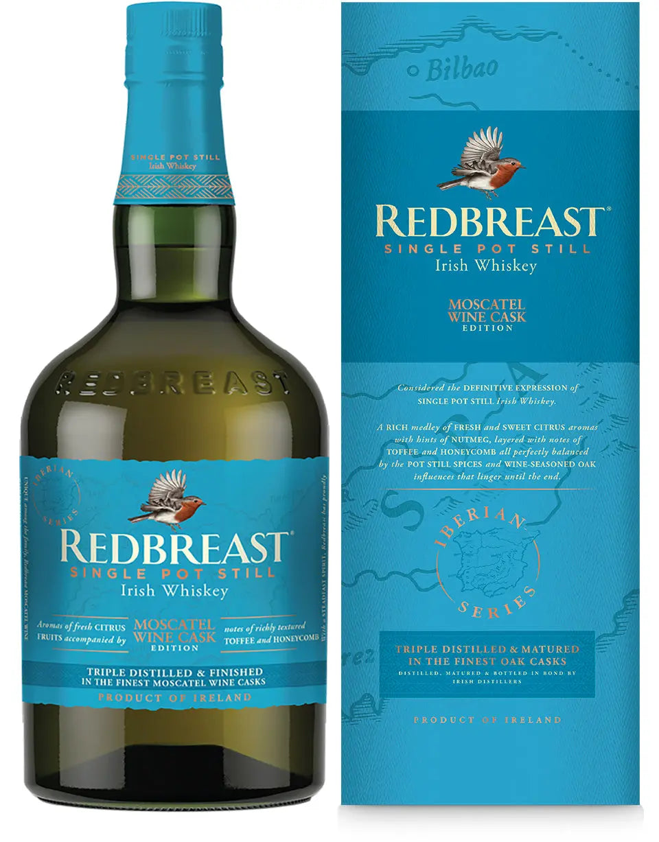 Redbreast Moscatel Wine Cask Single Pot Still Irish Whiskey Iberian