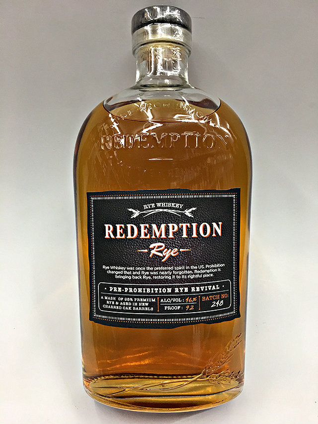 Redemption Rye Whiskey | Quality Liquor Store