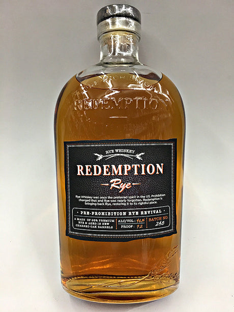 Redemption Rye Whiskey 750ml - Redemption