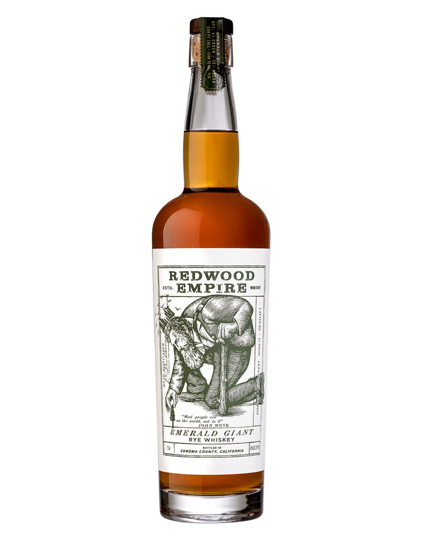 Redwood Empire Emerald Giant Rye Whiskey - Redwood Empire