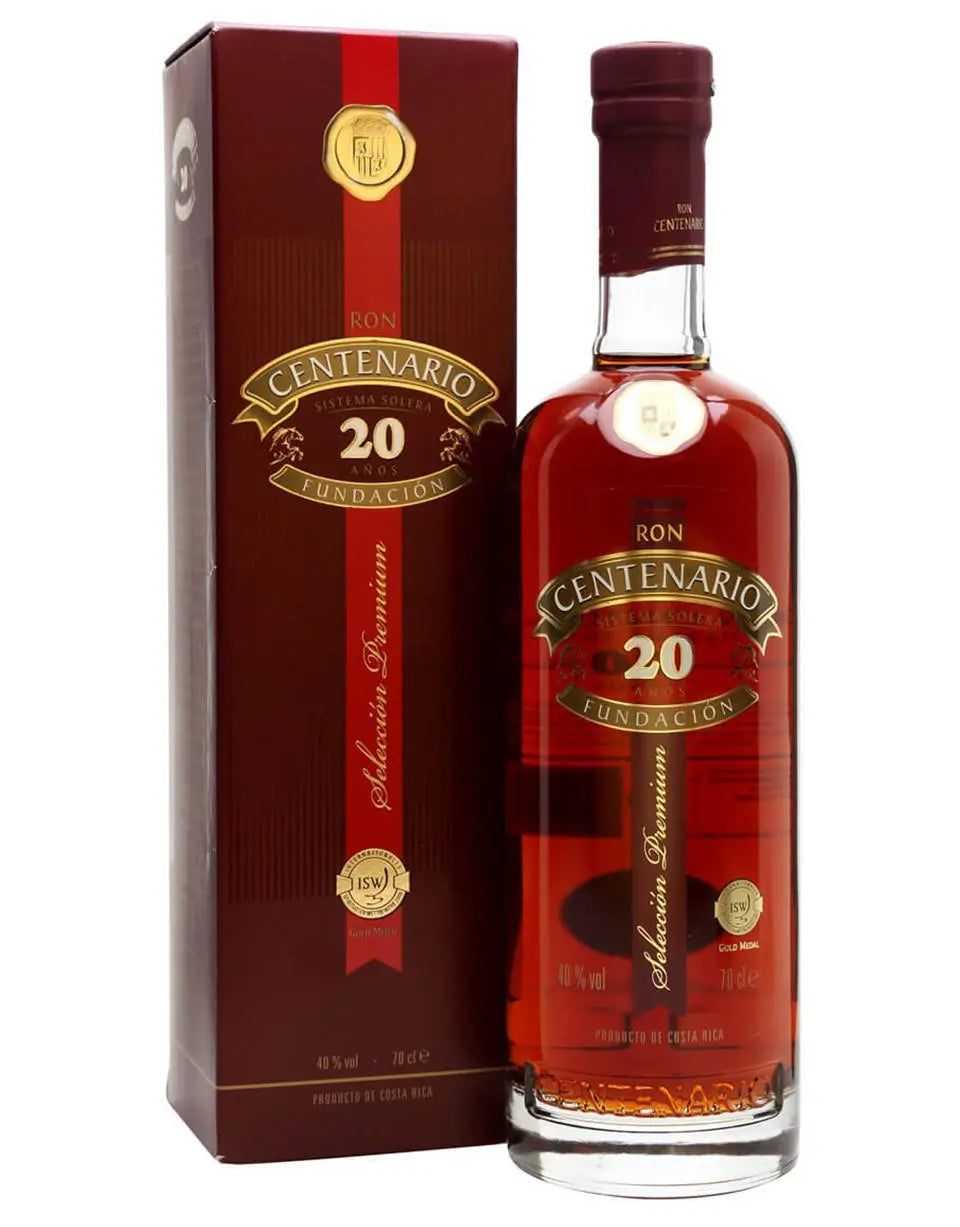 Ron Centenario Fundacion XX Años 750mL◇ Centenario 20 Rum Old Fundacion | Rum - Quality Liquor Store