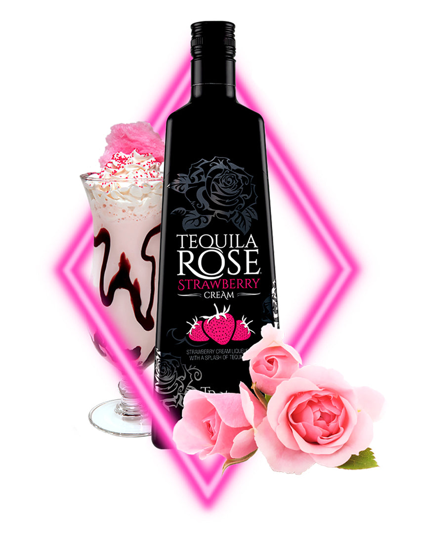 Tequila Rose Strawberry Cream Liqueur - Rose Tequila