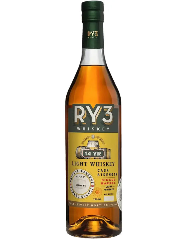 Ry3 Whiskey 14 Year Light Whiskey
