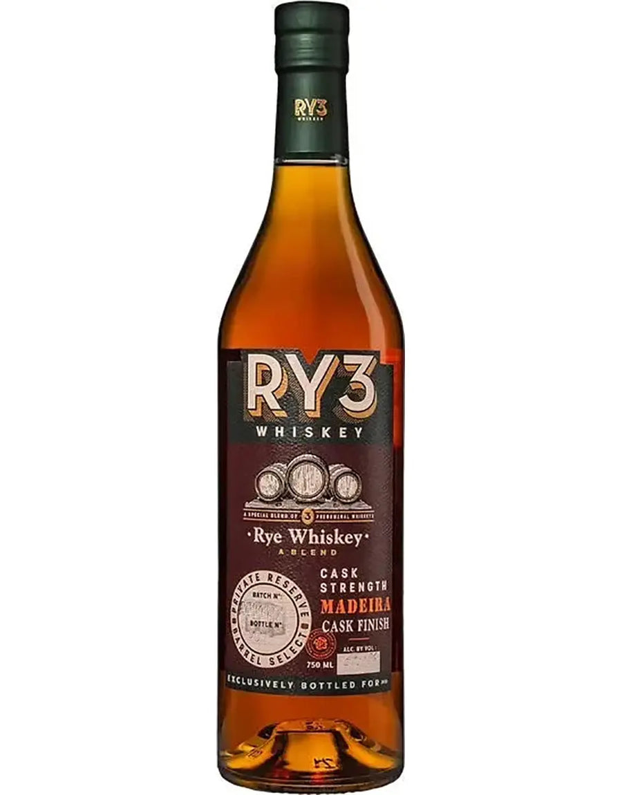Ry3 Whiskey Madeira Cask Finish Whiskey