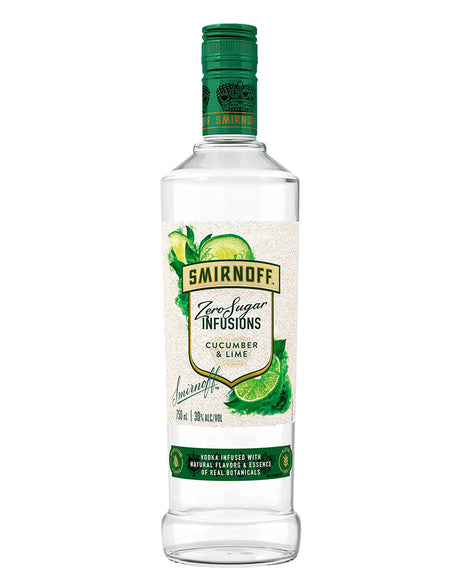Smirnoff Zero Infusions Cucumber Lime 750ml - Smirnoff
