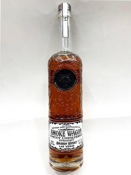 Smoke Wagon Uncut Unfiltered Bourbon 750ml - Smoke Wagon