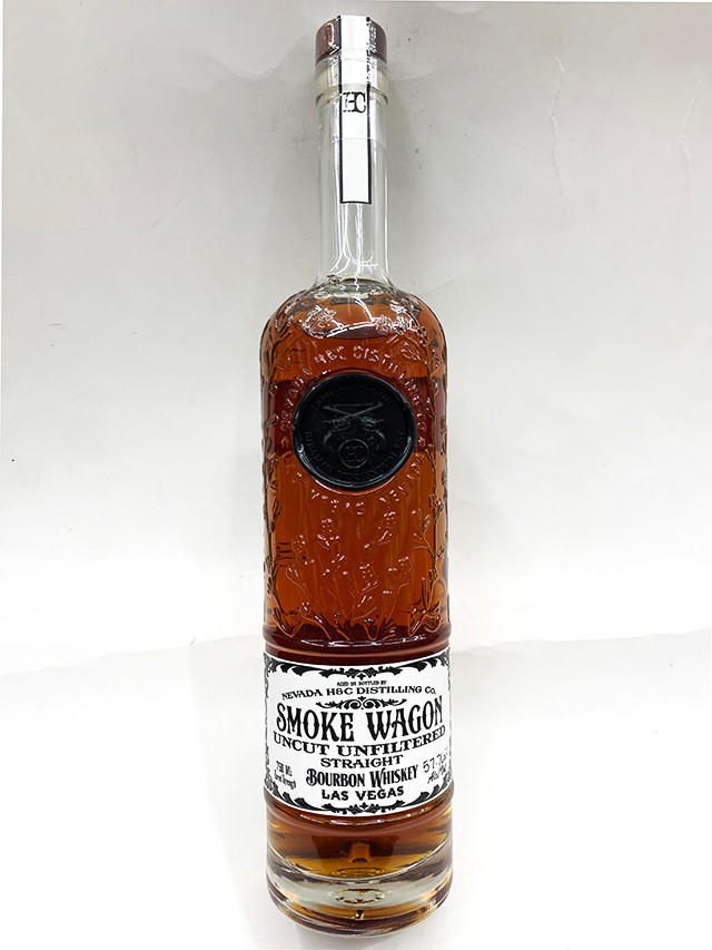 Smoke Wagon Uncut Unfiltered Bourbon 750ml - Smoke Wagon