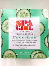 Spa Girl Cucumber Can 4Pk - Spa Girl