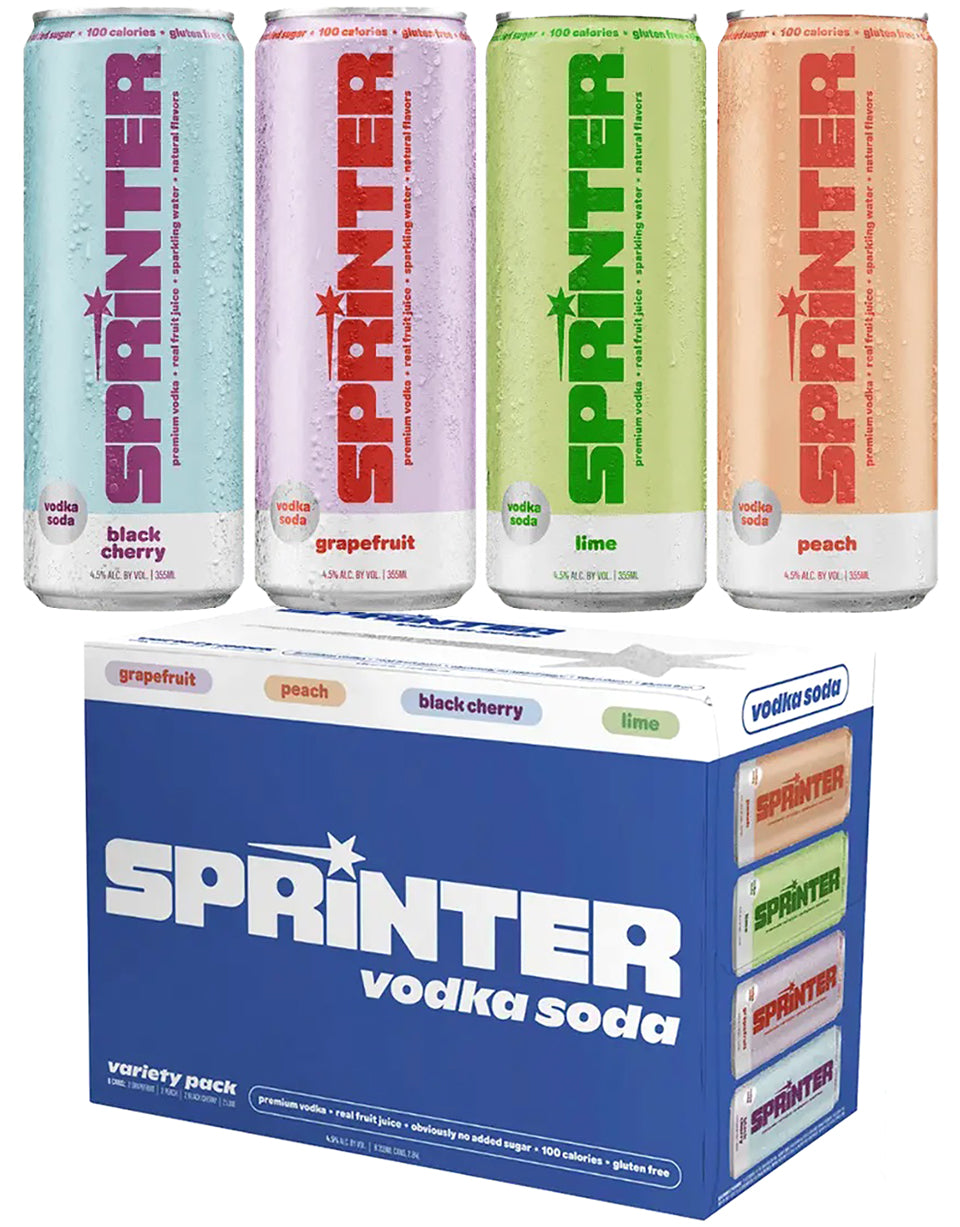 Buy Sprinter Kylie Jenner Vodka Soda Variety 8-Pack