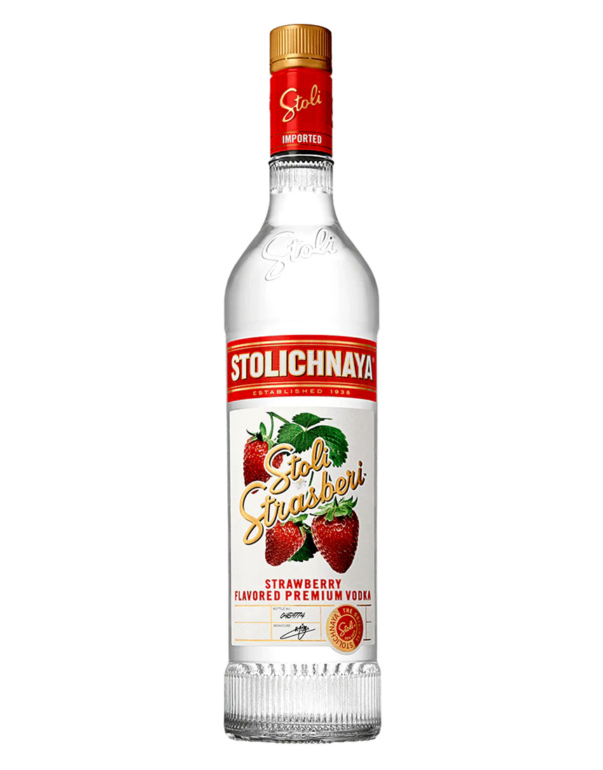 Stolichnaya Strasberi 750ml - Stolichnaya Vodka