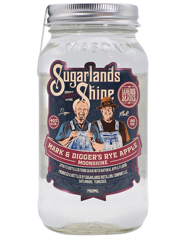 Sugarlands Shine Rye Apple Moonshine - Sugarlands Shine