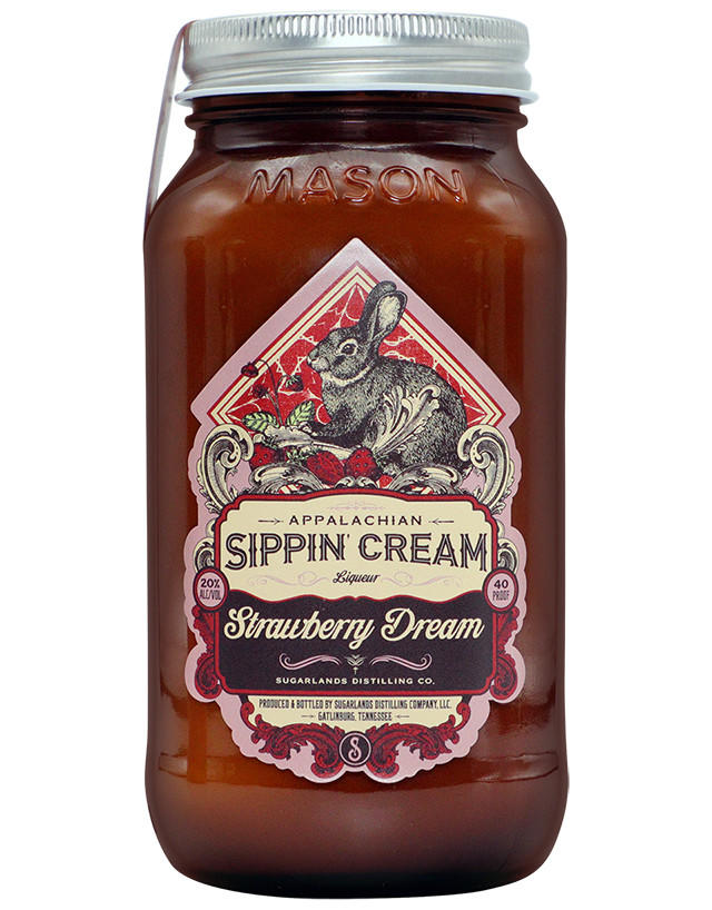 Sugarlands Strawberry Dream Sippin Cream - Sugarlands Shine