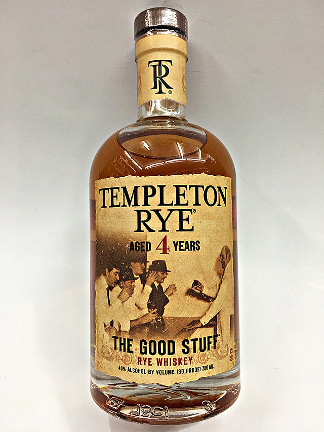 Templeton Rye 4 Year Whiskey 750ml - Templeton