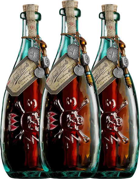 Three Hearts Rum 3-Pack by Johnny Depp