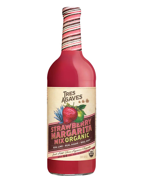 Tres Agaves Organic Strawberry Margarita Mix - Tres Agaves