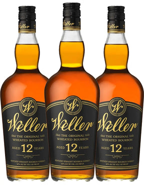 WL Weller 12 Year 3-Pack Bourbon  Bundle 750ML W.L. Weller