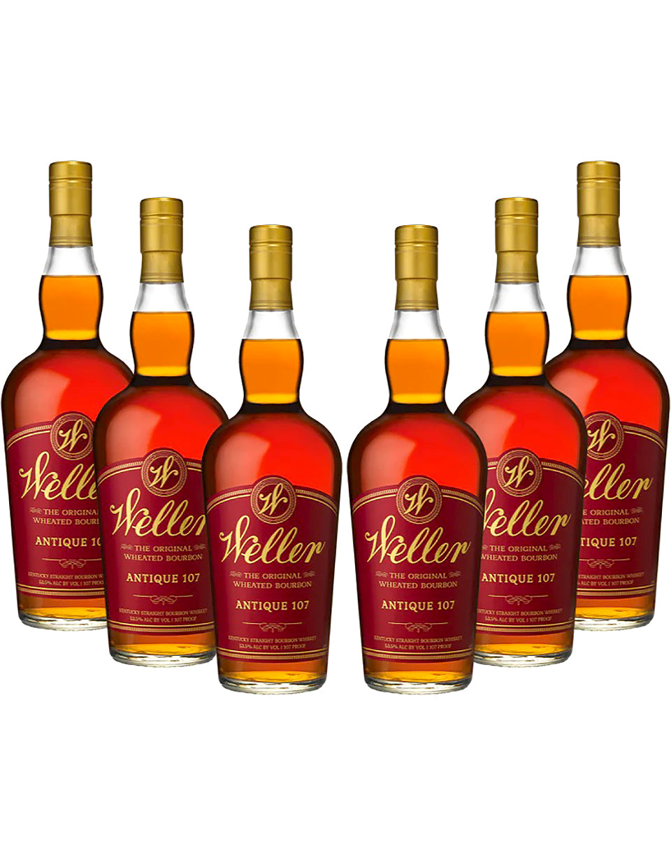 W.L. Weller Antique 107 Bourbon 6-Pack Bundle