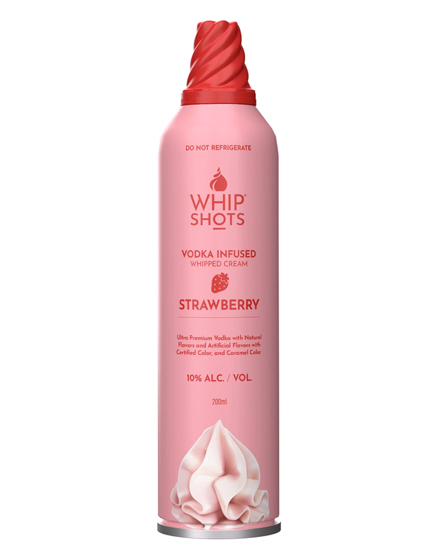 Whipshots Vodka Infused Strawberry Whipped Cream Cardi B