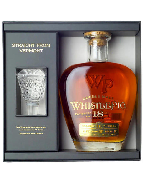 WhistlePig 18 Year Double Malt Aged Rye Whiskey - WhistlePig