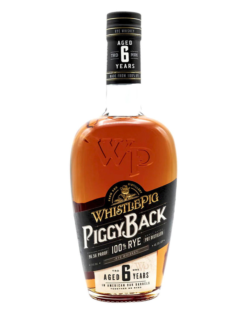 WhistlePig PiggyBack Rye 750ml - WhistlePig