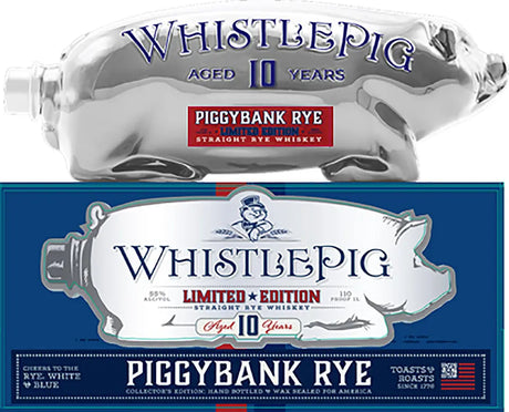 Buy WhistlePig Piggybank Rye, White, and Blue 10 Year