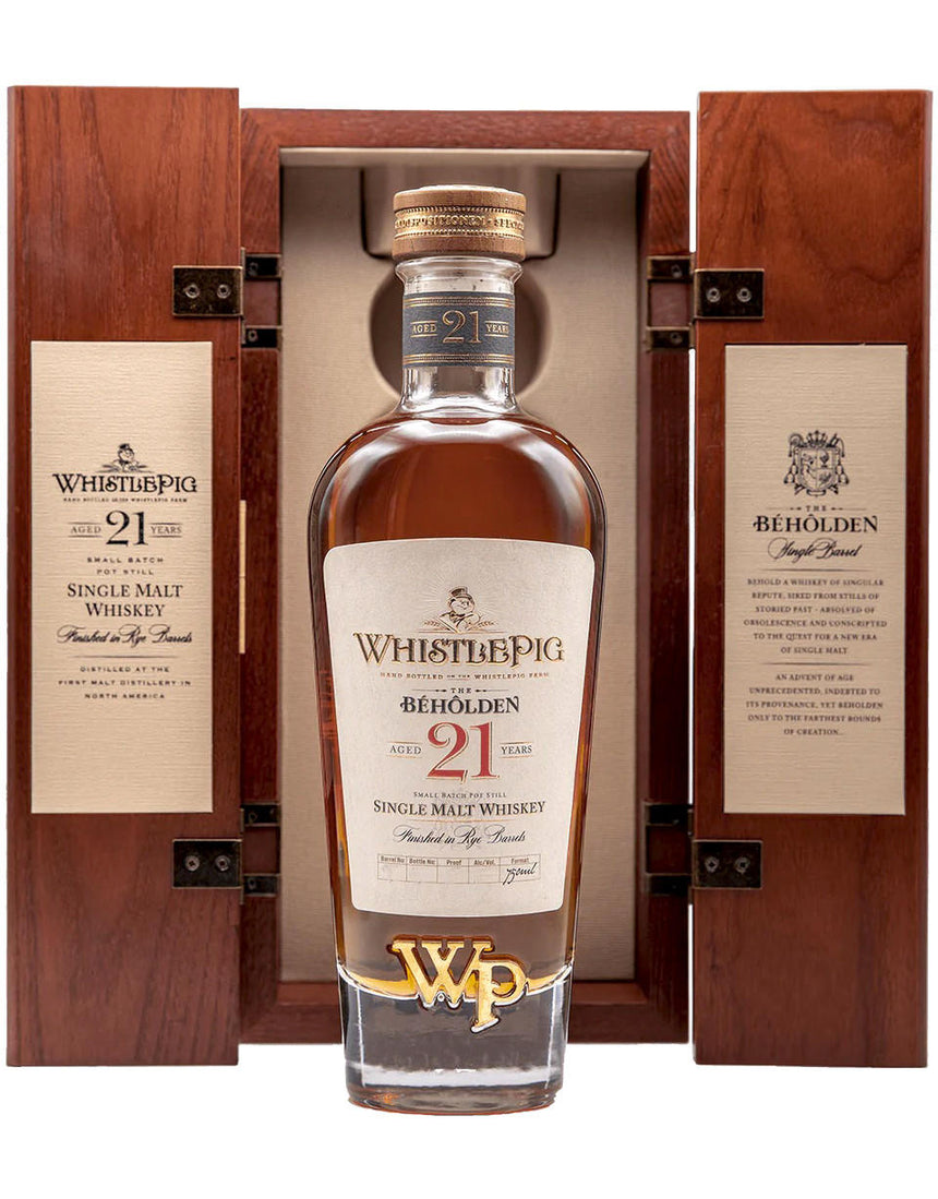 Whistlepig The Béhôlden 21 Year Single Malt Whiskey - WhistlePig