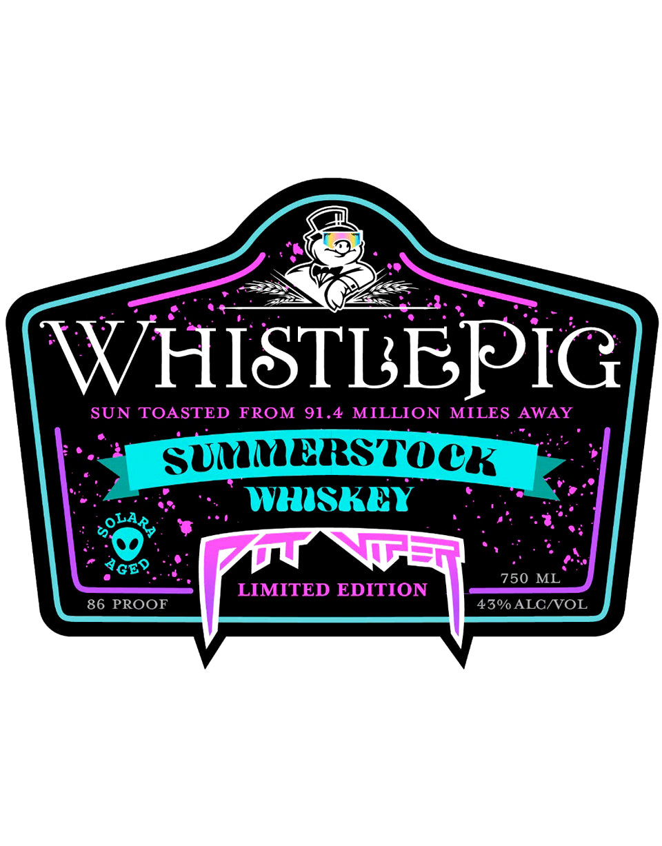 WhistlePig SummerStock Pit Viper Solara Aged Whiskey - WhistlePig
