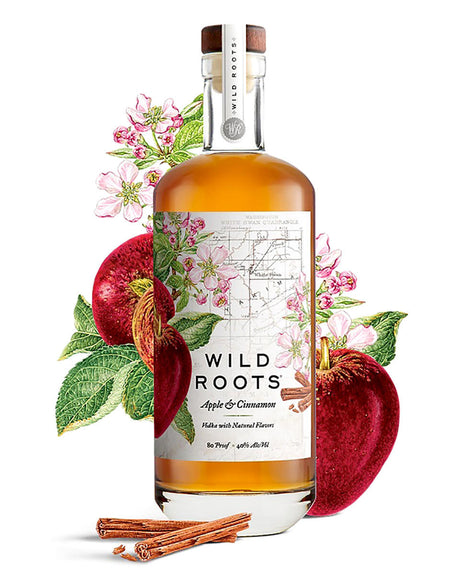 Wild Roots Apple & Cinnamon Vodka 750ml - Wild Roots