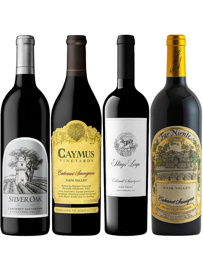 Buy Caymus, Silver Oak, Far Niente & Stags' Leap Cabernet 4-Pack Bundle