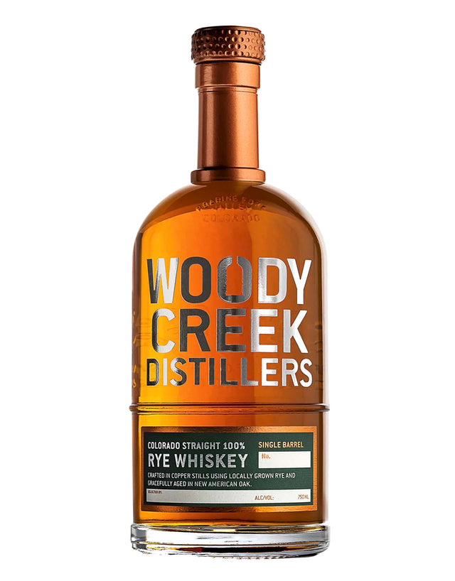 Buy Woody Creek Single Barrel Rye Whiskey