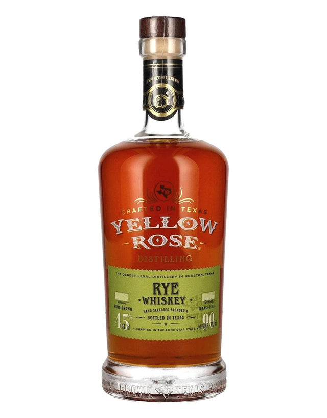 Yellow Rose Rye Whiskey 750ml - Yellow Rose