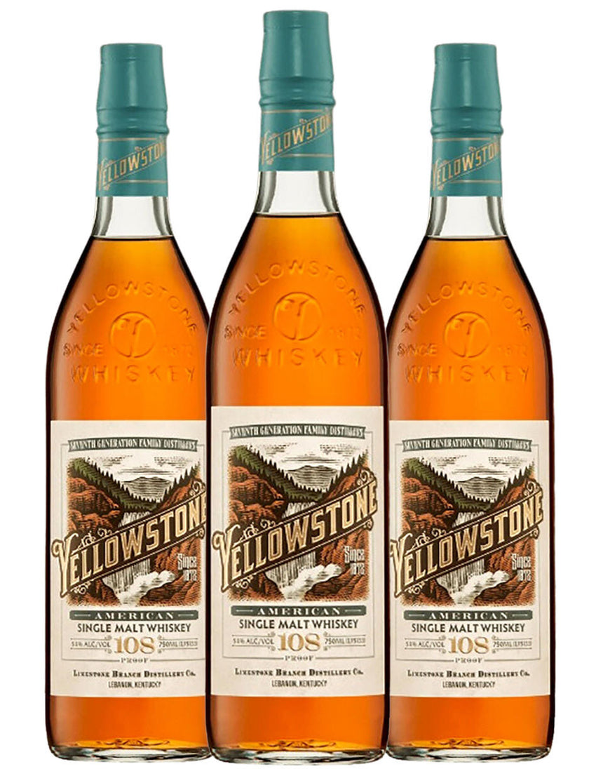 Yellowstone American Single Malt Whiskey 3-Pack - Yellowstone